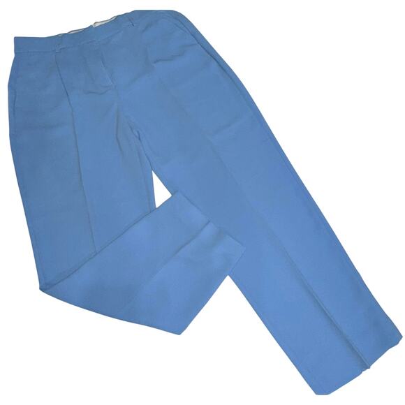J Crew Essential Pant NWT Relaxed Leg Mist Blue Office Career Casual Preppy 14 - Picture 1 of 12